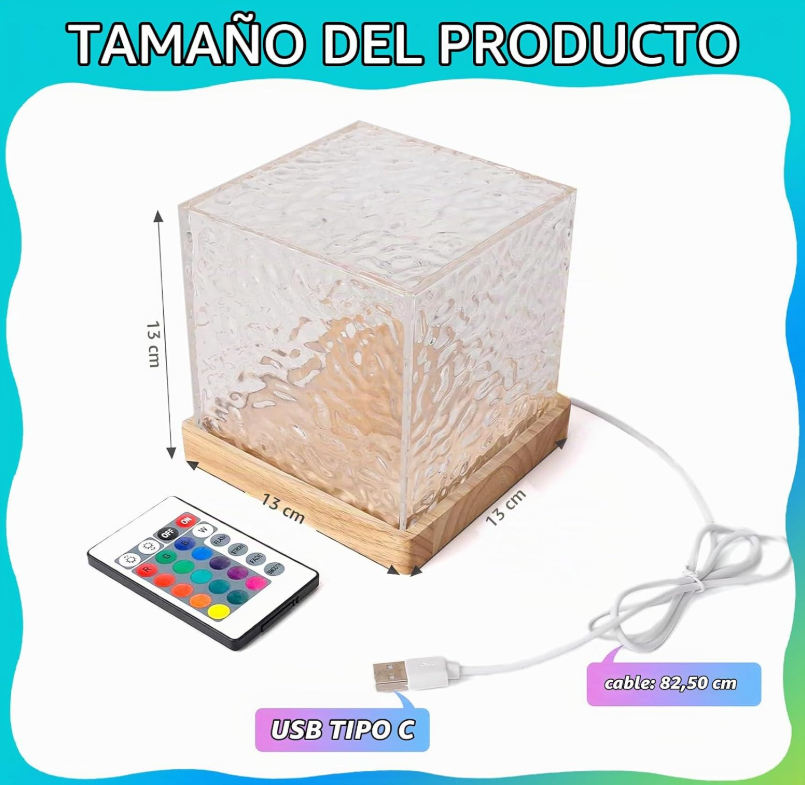 Cubo de Ondas Luces de Colores
